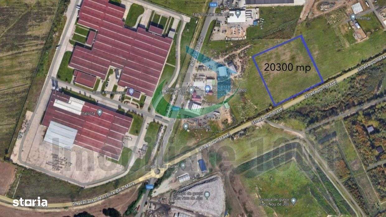 Teren intravilan, zona industriala, suprafata 20300 mp, zona ITALSOFA - Imagine principală: 1/1