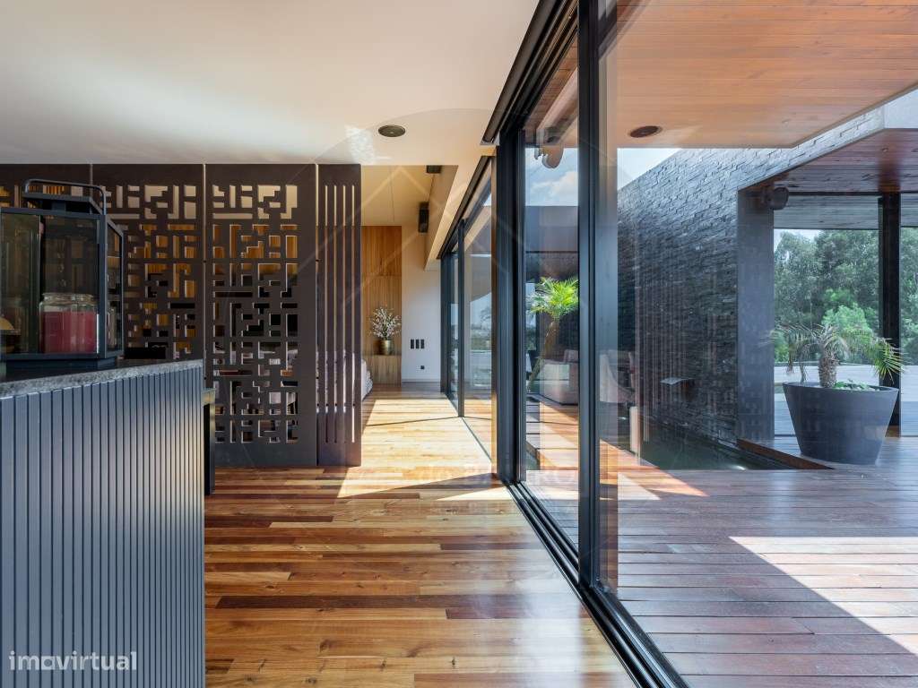 Moradia T6, térrea contemporânea, piscina, terraços e jardim junto ...-24