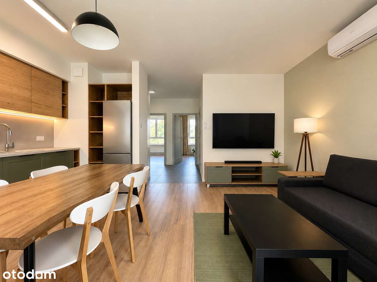 Stylowe 3-pokojowe mieszkanie 60m² na Włochach | parking klima balkon