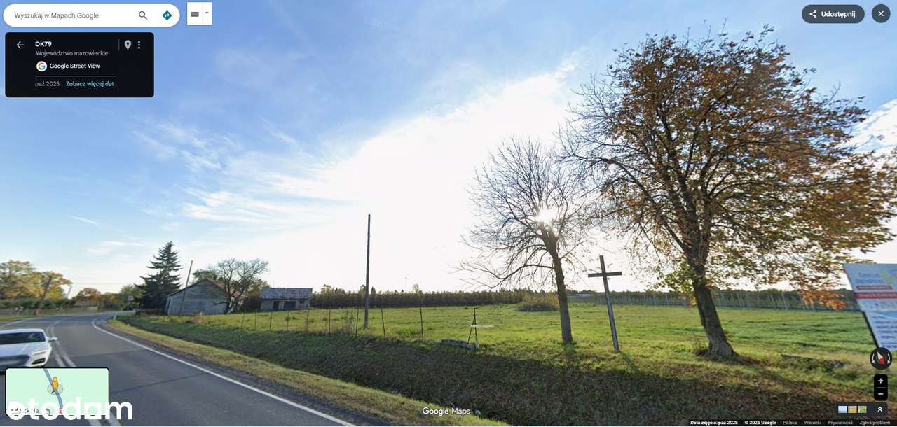 Działka 5436 m2 z domem-40 km od Waw-przy DK79 NOWA CENA do 31.12 - Pełny obrazek: 4/8