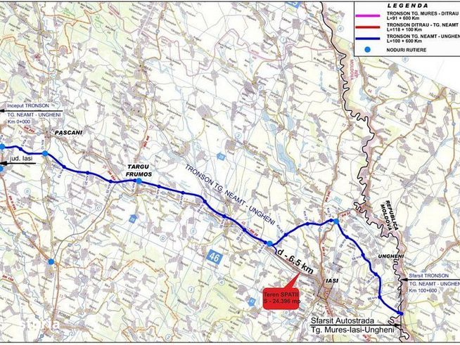 Vindem teren cu deschidere la E 583-1