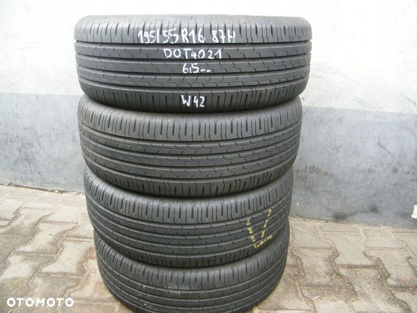 W42 4xLATO 195/55R16 87H CONTINENTAL ECOCONTACT 6 - 1