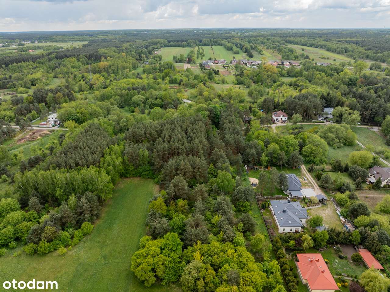 w lesie/WZ w trakcie/pod budowę domu jednorodzinnego/media-8