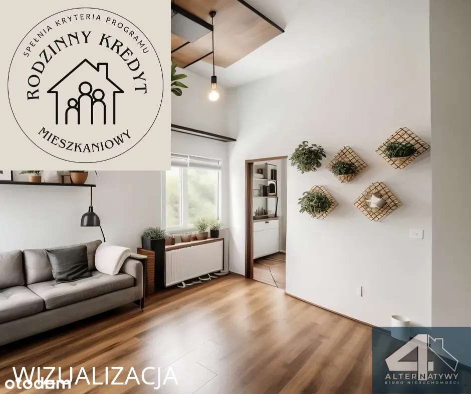 Mieszkanie 56 m2 z potencjałem aranżacyjnym - Pełny obrazek: 1/9