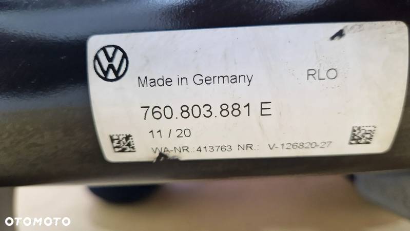 VW TOUAREG 3 III 760 760803881E HAK HOLOWNICZY OE - 9