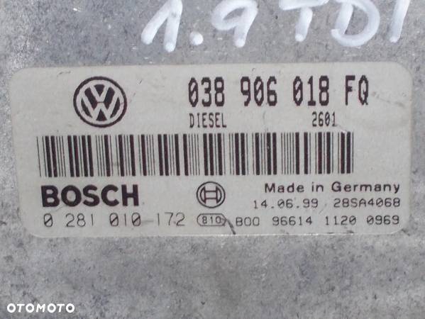 VW Passat B5 - sterownik silnika 1.9 TDI - 3
