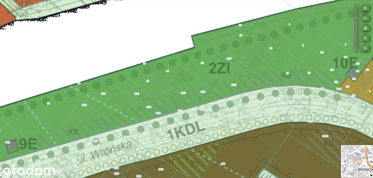 Wyjątkowa działka na Bronowicach - Majdanek 1 (boczna ul. Wrońskiej) - Pełny obrazek: 4/5