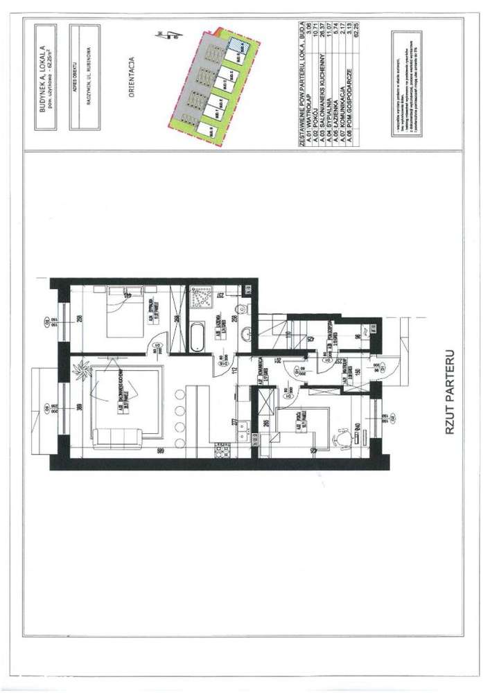 Radzymin, 3 POKOJE, Parter 62m2, ogródek,2x parking, - Pełny obrazek: 4/5