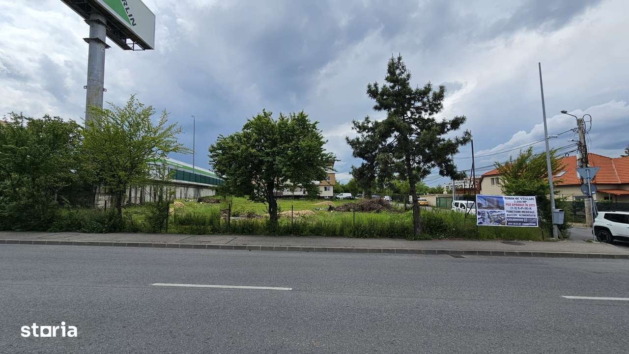 Teren pe Calea Turzii cu PUZ aprobat in 2025 cladire 3S+P+5E+R - Imagine principală: 2/13