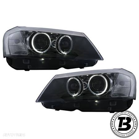 Faruri Angel Eyes compatibile cu BMW X3 F25 - 1