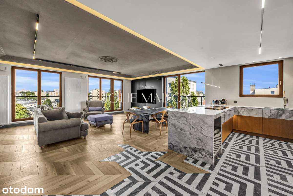 Designerskie,salon 60m2, duży taras, wysokość 2.9m-0