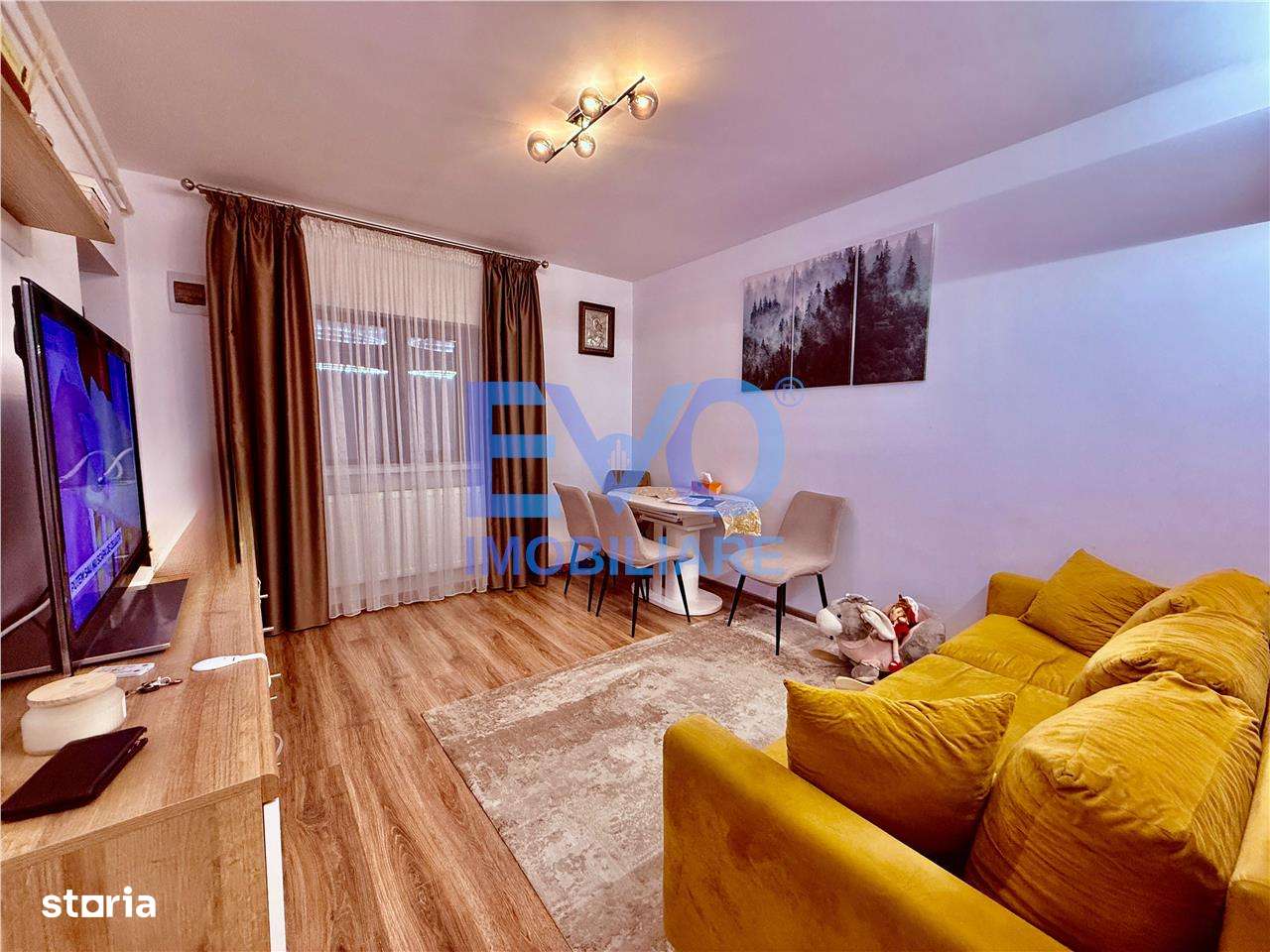 De vanzare,  apartament 3 camere, gradina 34mp, loc de parcare, Lunca-0
