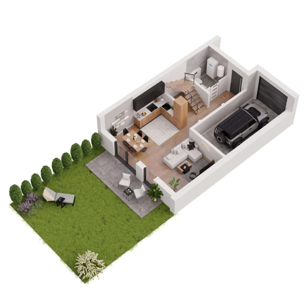 Południowy Zakątek | dom 4-pok. | D3.B - Pełny obrazek: 4/10