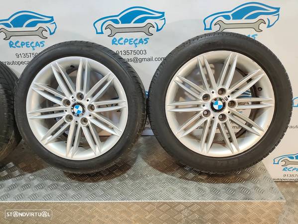 JANTES ORIGINAIS BMW 17 PACK M STYLE 207 207M 17 POLEGADAS 7.5J ET47 5X120 BMW SERIE 1 E87 E88 E81 E82 - 7