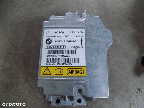 BMW E87 E84 MODUŁ AIRBAG 9184432 - 1