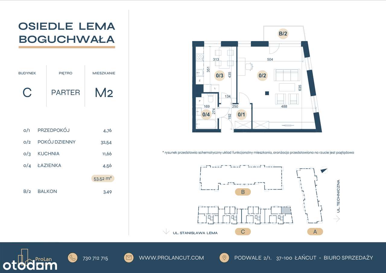 Nowoczesne Mieszkanie z Oddzielną Kuchnią - Lema Boguchwała - Pełny obrazek: 2/12