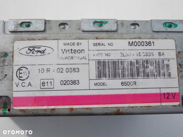 RADIO CD FORD RANGER I 6500 KOD - 2