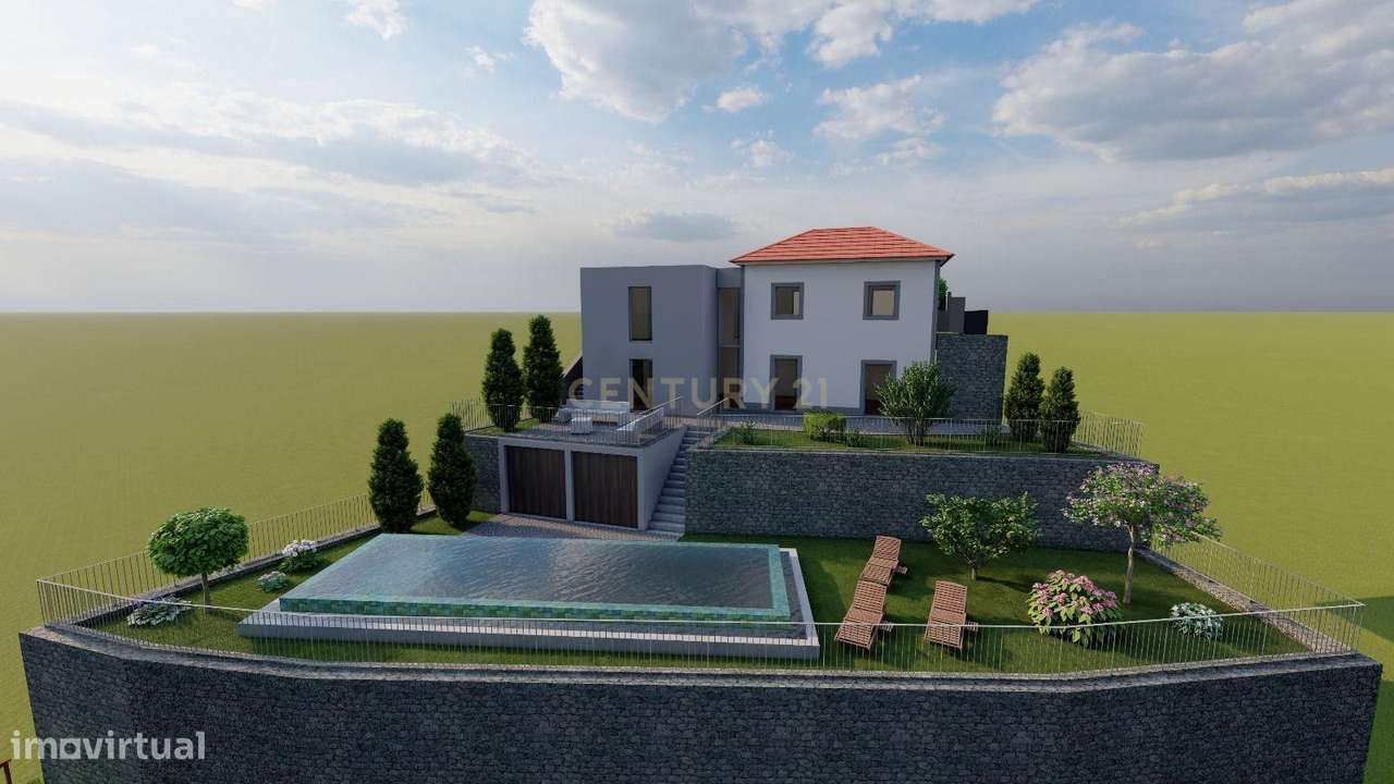 Moradia em Construção com Piscina e Vista Deslumbrante para a Montanha - Grande imagem: 2/15