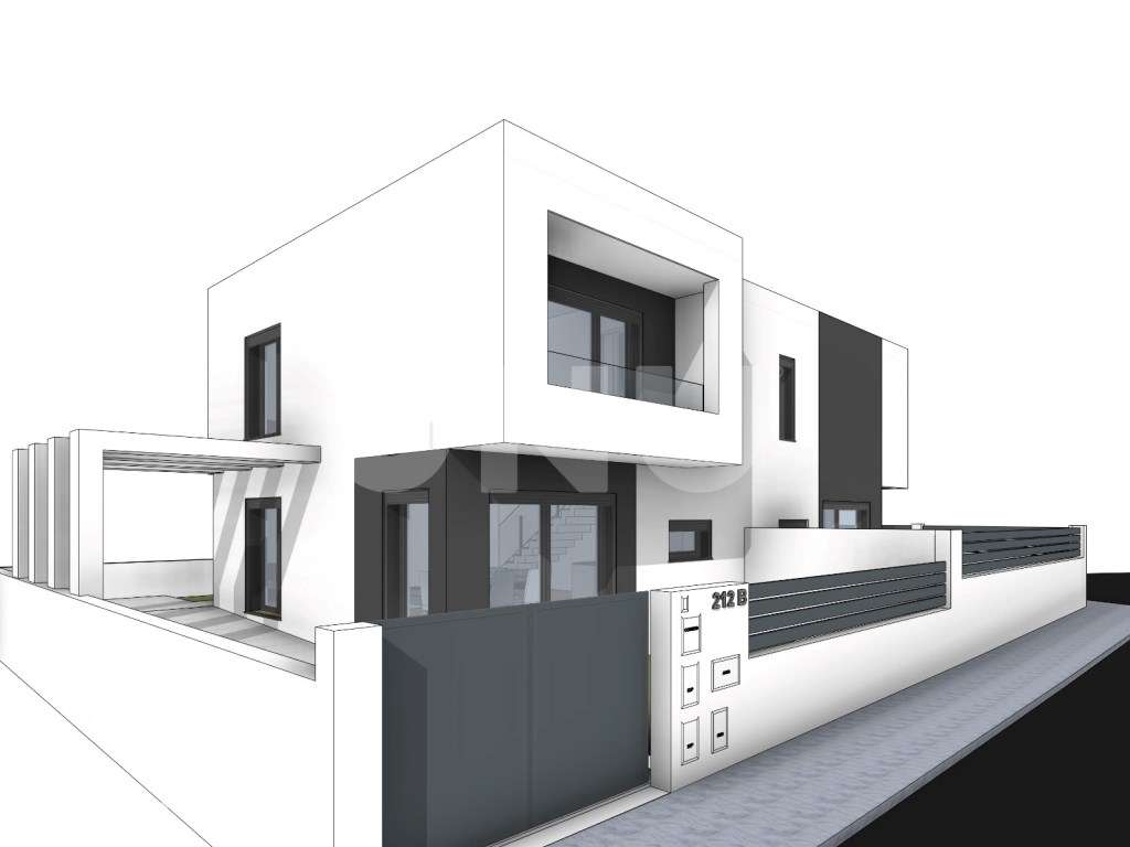 Moradia Geminada em construção-10