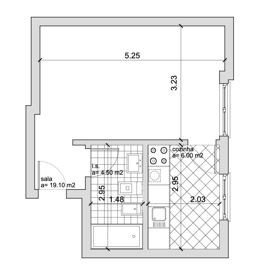 Apartamento T0 no Monte da Caparica - Oportunidade Única-12