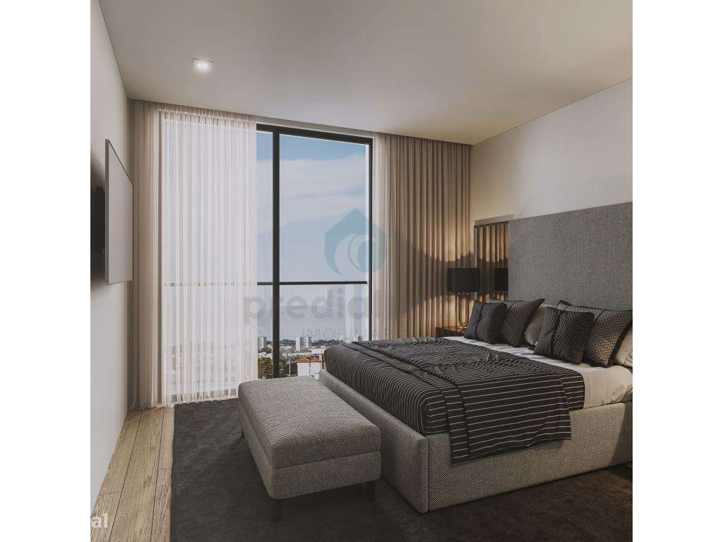 Excelente T1 no Edifício Douro Mar, Canidelo-10