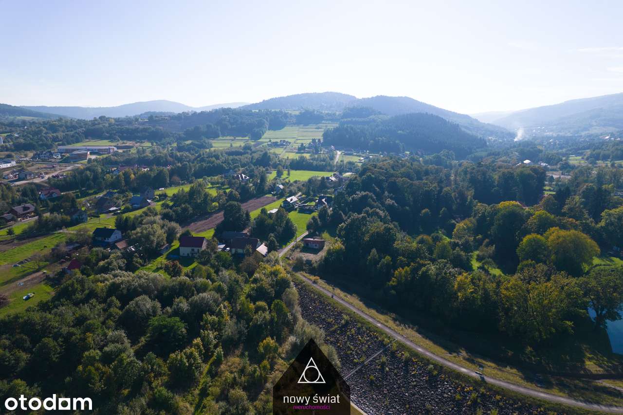 14 działek inwestycyjnych po ok. 10 arów NAD JEZIOREM Mucharz |79 ar.-7