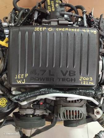 motor Jeep Grand Cherokee WJ 4.7 V8 power tech  gasolina ref: EVA - 1