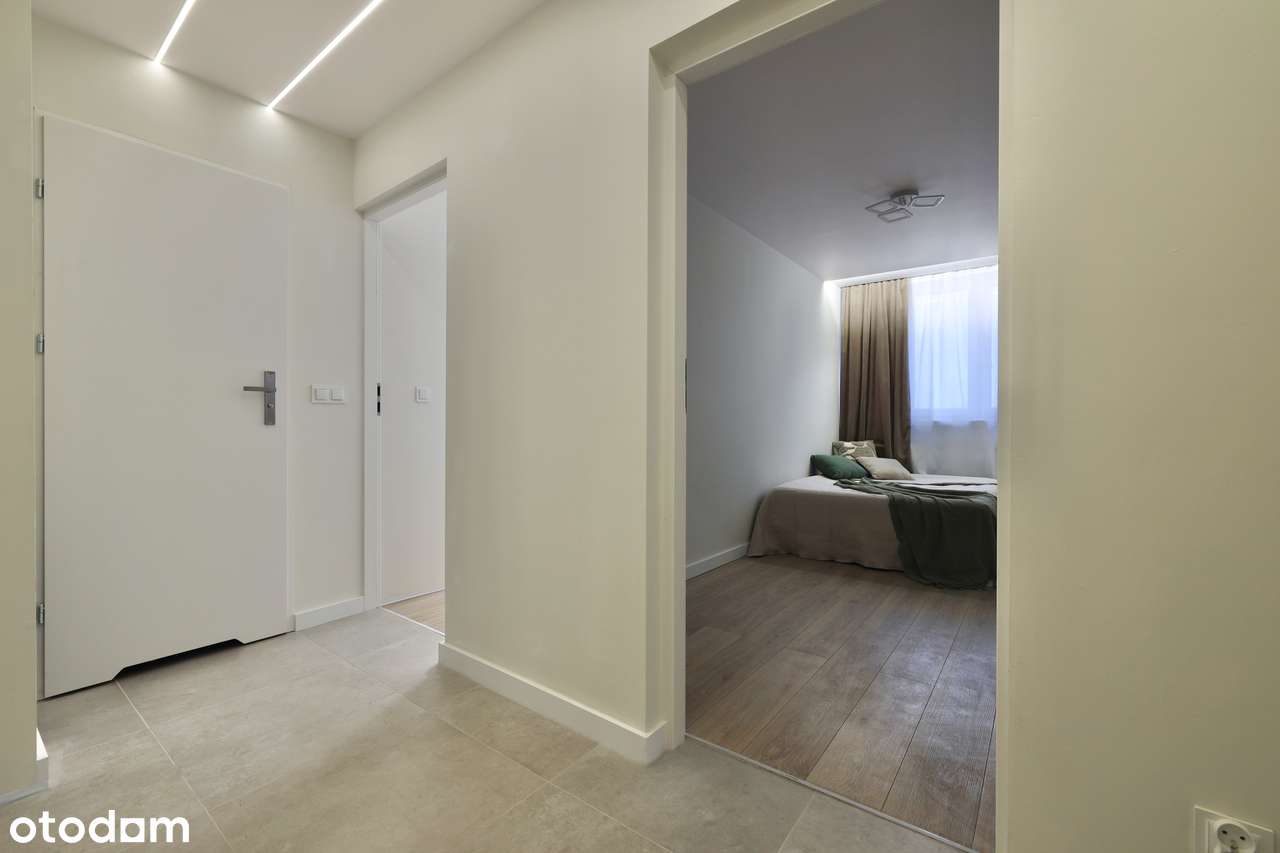 3-pok po remoncie, Nowe, 9-piętro Panorama, Duża Loggia Metro Wierzbno-4