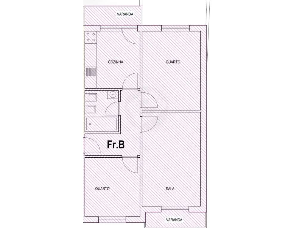 T2 em 2ª Linha de Mar em Aver-O-Mar na Póvoa de Varzim-20