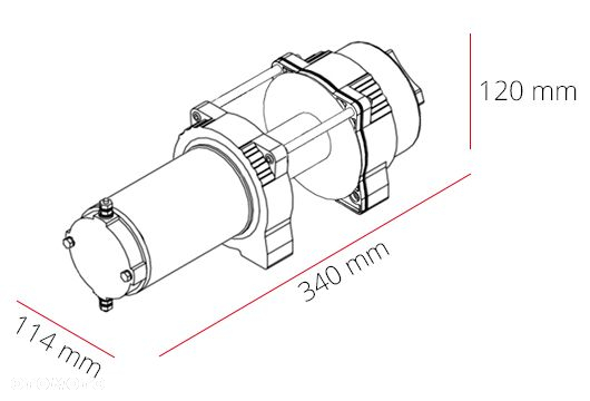 WYCIĄGARKA WCIĄGARKA QUADA DRAGON WINCH DWH4500HD - 9