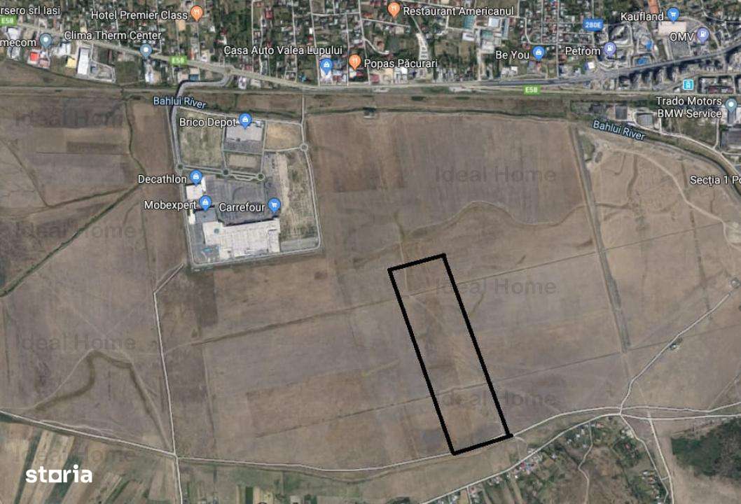 Teren de vanzare. Carrefour Era. Intravila. 45Em2 Mall Moldova Iasi - Imagine principală: 3/3