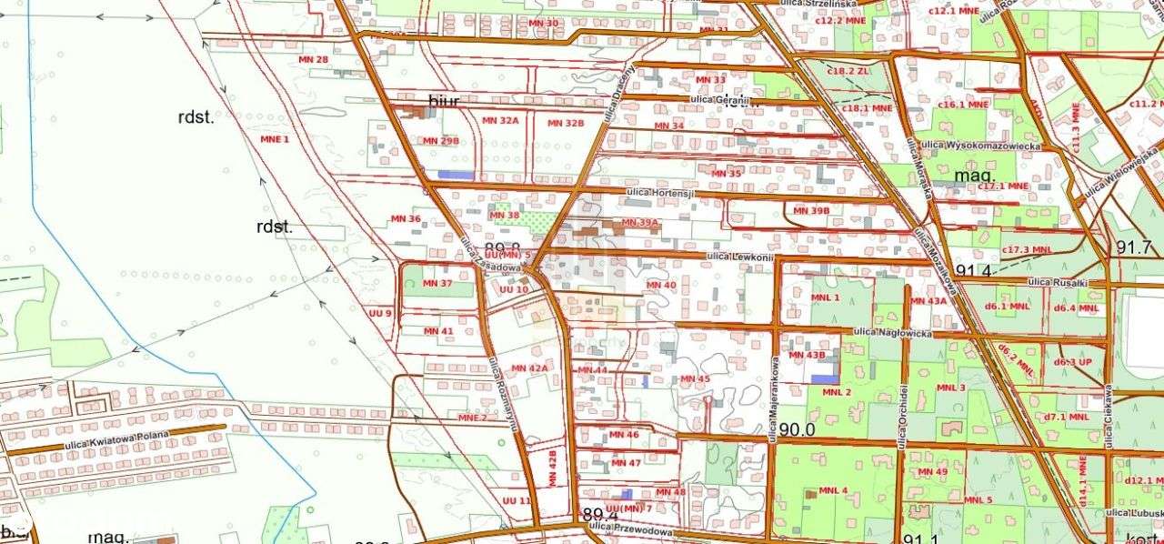 działka 1953 m2 ul. Zasadowa-2