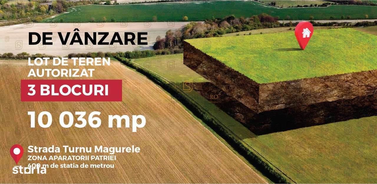Teren cu Proiect Autorizat, Zona Aparatorii Patriei, Turnu Magurele - Imagine principală: 5/20