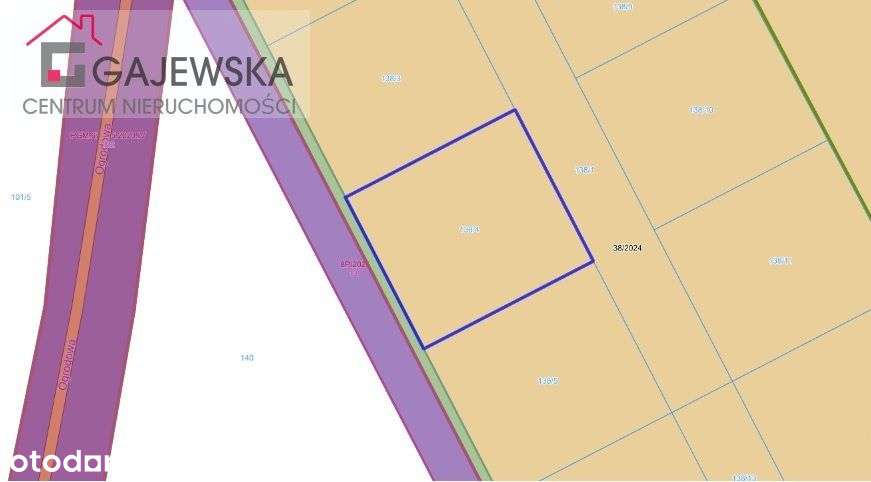 Działka budowlana przy lesie, Szydłowo ul.Ogrodowa-14