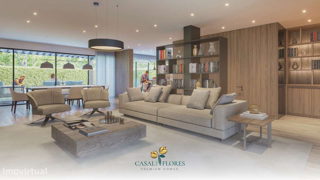 CASAL DAS FLORES: Moradia Premium com Jardim Privado – A partir de-7