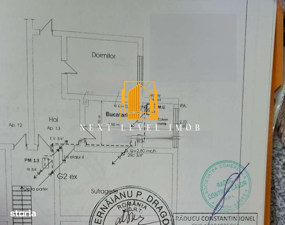 Apartament 2 camere, decomandat, Trivale - Imagine principală: 2/2