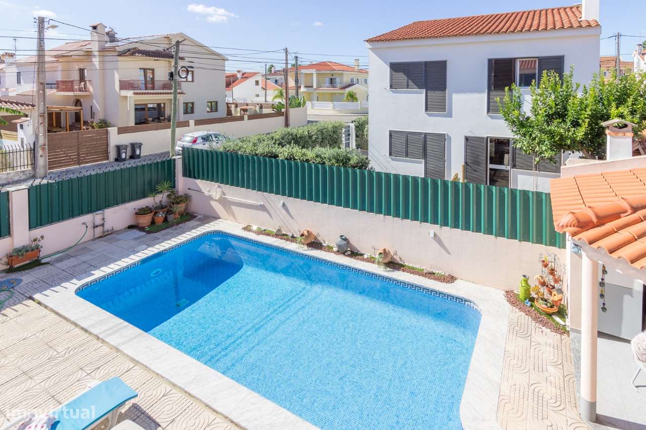 Moradia t4 geminada com piscina , cave ampla - Grande imagem: 5/37