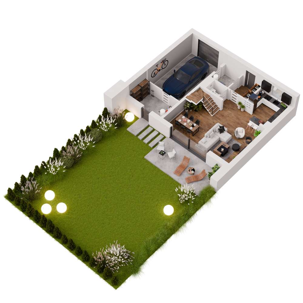 Nowoczesny dom na zamkniętym osiedlu - Pełny obrazek: 4/8