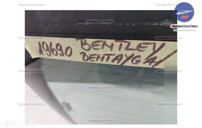 Luneta Bentley Bentayga 2015 2016 2017 2018 2019 2020 originala in stare buna Bentley Bentayga 1 20 - 8