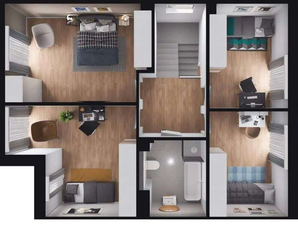 Dom w zabudowie bliźniaczej|garaż|5 pokoi-8