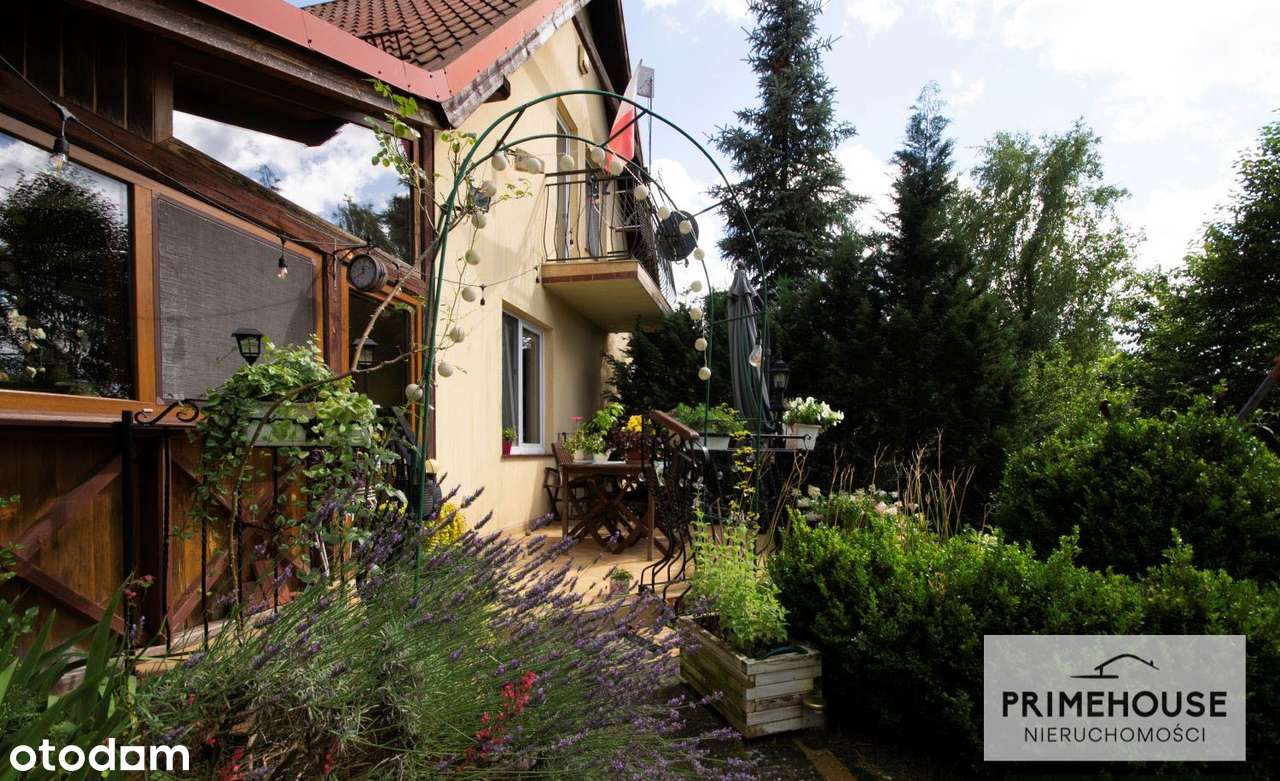 Unikatowy dom z ogrodem przy lesie ogród zimowy!-11