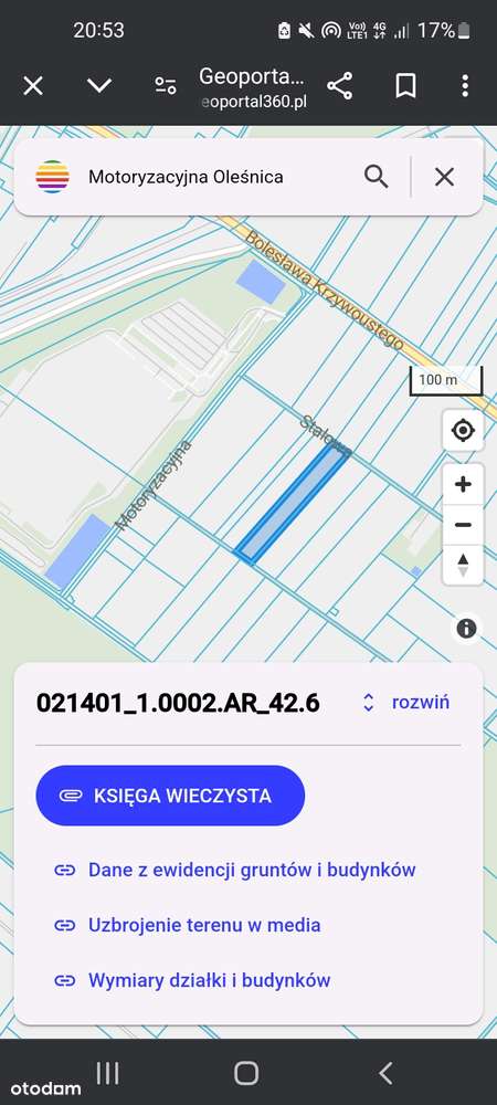 Przemysłowa działka inwestycyjna - Pełny obrazek: 2/7