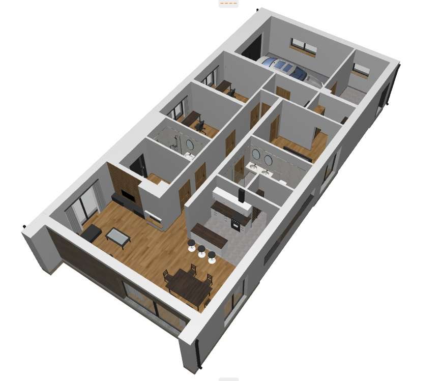 Nowoczesny i komfortowy dom parterowy w świetnej lokalizacji - Pełny obrazek: 5/9