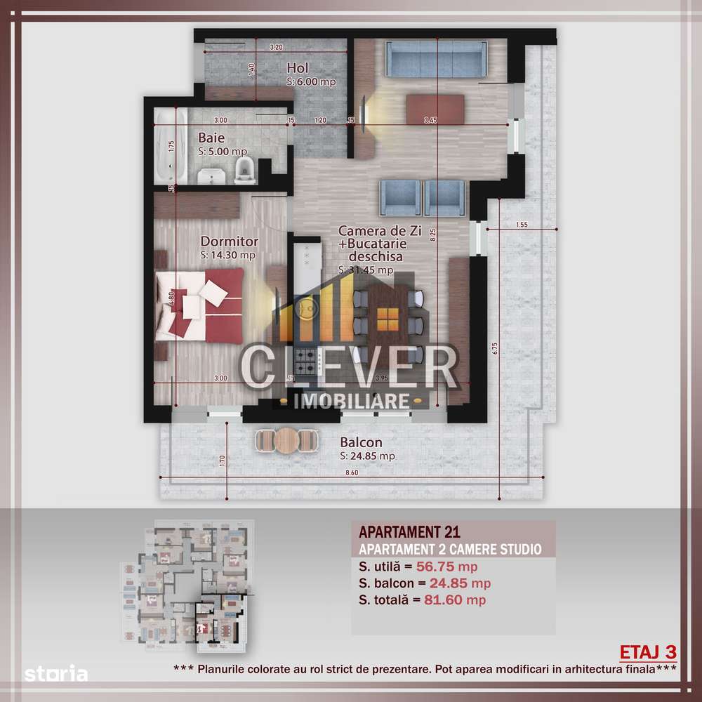 Apartament 2 camere cu terasa, Comision 0%, Pallady, metrou Teclu