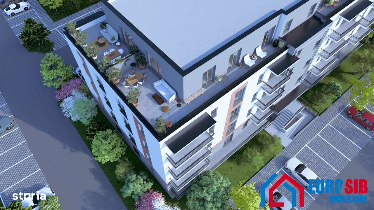Penthouse Apartament 2 camere – terasă 41 mp, Magnolia Sibiu-3