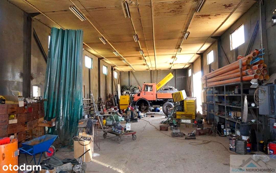 Hala Produkcyjno-Magazynowa + murowany budynek, okolice Płocka-7