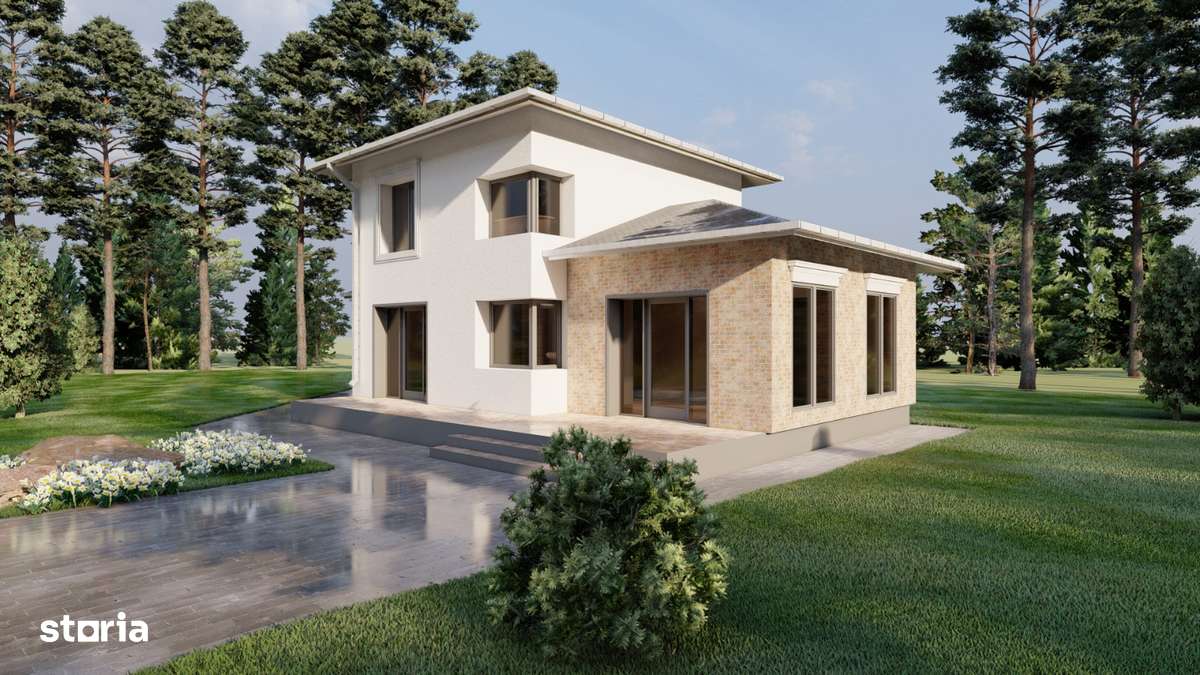 Casă nouă la cheie cu trei dormitoare-1