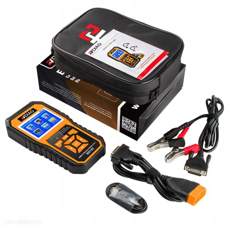 TESTER DO AKUMULATORÓW i DIAGNOSTYCZNY OBD2 6V 12V - 7