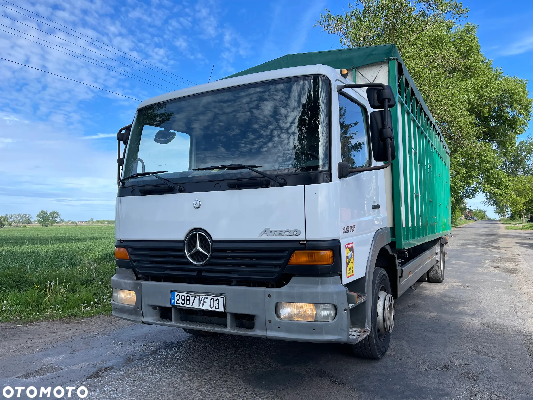 Mercedes-Benz Atego 1217 Rok 2001 Do przewozu zwierząt żywca bydła Stare tacho na tarczki - 18