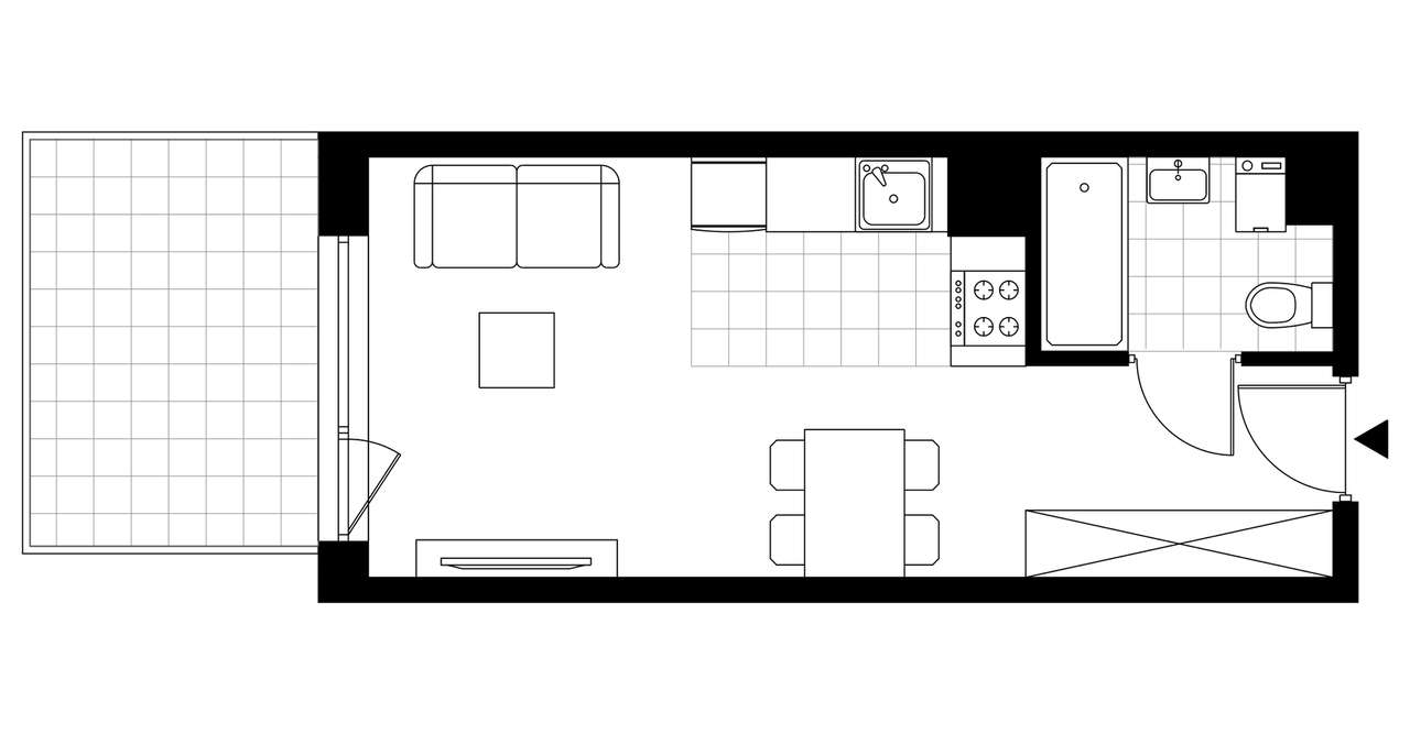 Ville Garden | mieszkanie 1-pok. | A.19 - Pełny obrazek: 4/9